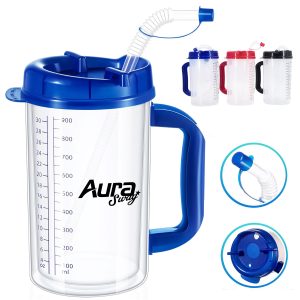 42Oz. Capacity Hydration Jug with Handle & Markings