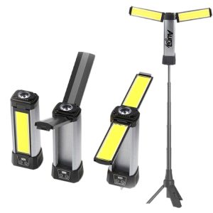 Telescopic LED Work Light with Tripod Stand for Construction