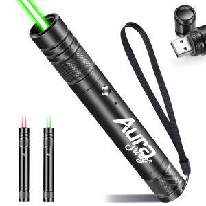 High Visibility Green Laser Pointer with USB Rechargeable