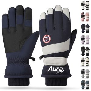 Waterproof Gloves with Touchscreen Compatible Fingertips
