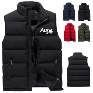 Insulated Puffer Vest W/ Stand Collar for Corporate Workwear