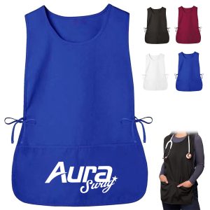 Durable Chef Apron with Large Pocket for Restaurant Uniforms
