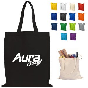 Reusable Non-Woven Tote Bag with Long Handles for Events