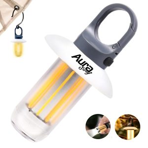 Vintage Camping Lantern with Tungsten Filament Design