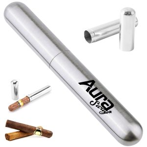 Premium Stainless Steel Cigar Tube for Executive Travel