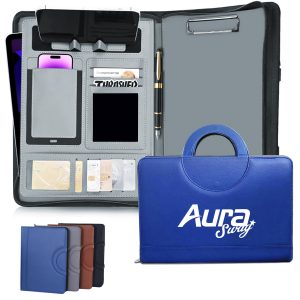 A4 Executive Zippered Portfolio Binder for Conferences