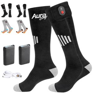 Rechargeable Heated Socks with Smart Warming