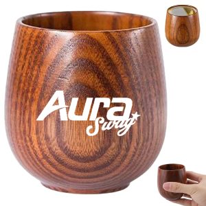 6oz. Natural Wooden Cup Eco Friendly Drinkware