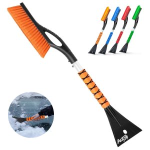 Car Snow Brush with Ice Scraper and Foam Grip