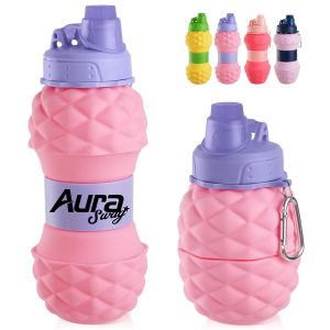 Fruit Shaped Collapsible Silicone Water Bottle