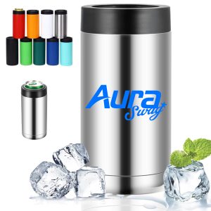 16oz Can Cooler Stainless Steel Insulated Holder