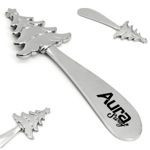 Custom Christmas Tree Stainless Steel Butter Spreader