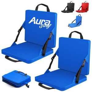 Portable Folding Stadium Seat Cushion with Backrest