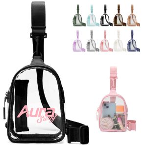Clear Crossbody Bag Stadium Approved PVC