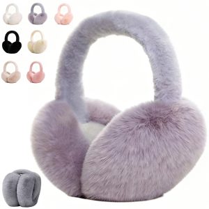 Custom Winter Faux Fur Earmuffs