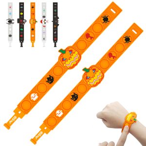 Halloween Silicone Pop Bracelet Stress Relief Toy