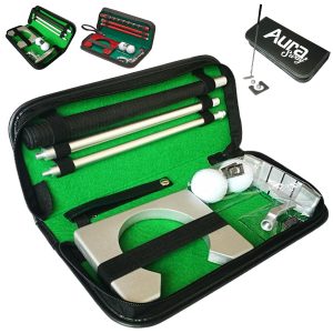 Portable Golf Putter Set with Balls and Target Gate