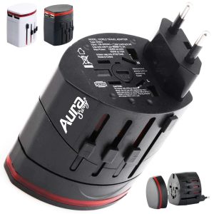 Universal Travel Adapter with Storage Case