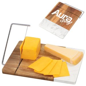 Marble Wood Cheese Slicer