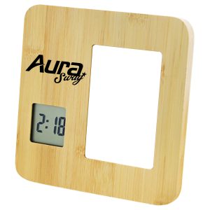 Bamboo Digital Clock Frame