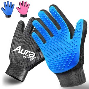 One Pair Pet Grooming Gloves
