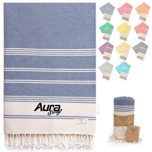 Turkish Cotton Diamond Tassel Beach Towel