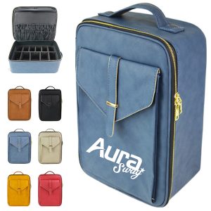 Travel Makeup Case Organizer Bag with Dividers