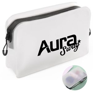 Clear TPU Double Zipper Cosmetic Bag