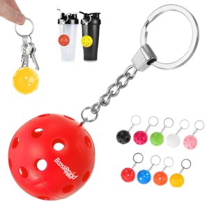 Custom Sports Perforated Ball Keychain for Golf Outdoor