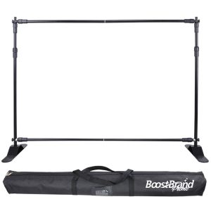8x10 Ft. Adjustable Portable Backdrop Banner Stand with Bag