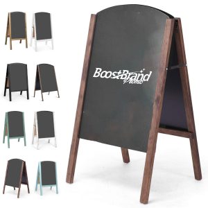 20x40'' Wood A-Frame Restaurant Chalkboard Sign for Displays