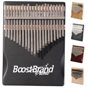 Wood 17-Key Thumb Piano Kalimba with Resonant Wood Body