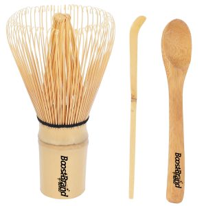 Natural Bamboo Matcha Whisk Scoop Spoon Set Tea Preparation
