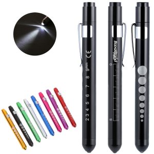 Medical LED Penlight with Pupil Gauge for Exams