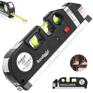Multi-Function Laser Level with Integrated Tape Measure