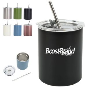 12oz. Eco-Friendly Insulated Tumbler Water Cup w/ Straw