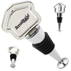 Laser Engraved House Shaped Wine Stopper Real Estate Gift