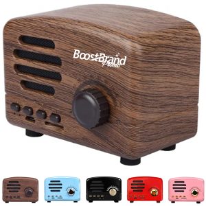 Retro-Style Wireless Speaker with BT Functionality