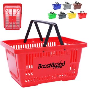 Custom Branded Retail Shopping Basket with Logo