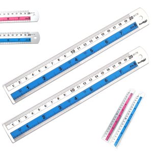 Custom Aluminum Dual Scale Ruler for School Office Use