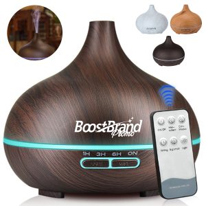 Custom Wood Grain Humidifier Essential Oil Aroma Diffuser