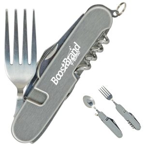 Outdoor Stainless Steel Camping Cutlery Tool Utensil Set