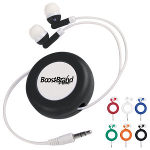 Custom Retro Retractable Earbuds