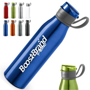 24oz. Sport Water Bottle Cup with Flip-Top Lid & Carry Loop