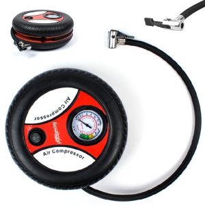 Custom Portable 12V Tire Inflator Air Pump with Gauge