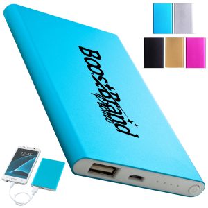 5000mAh Slim Portable Power Bank with Fast Charging