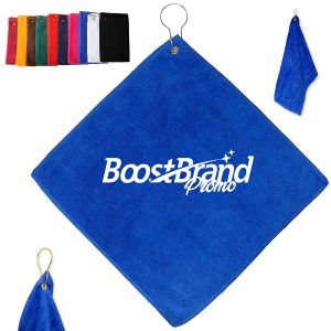 Customizable Microfiber Sports Towel with Grommet