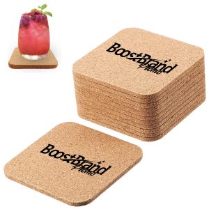 Customizable Cork Coaster for Beverages