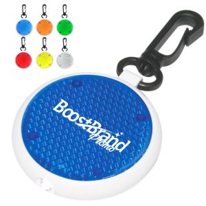 Clip-On Reflective Safety Light with Carabiner