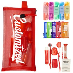 Orthodontic Oral Care Kit 8 Piece Set with Brush Floss
